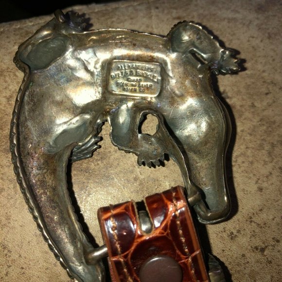 ALEXANDER KALIFANO Genuine American Alligator Belt - Picture 3 of 5